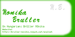 monika bruller business card